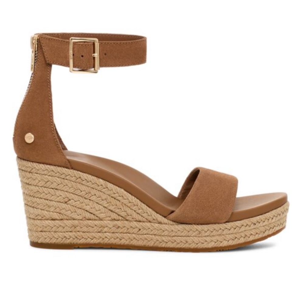 NEW! UGG «Aylani» suede espadrille heels✨ - Picture 6 of 10